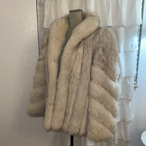 Saga Furs Jackets & Blazers - Saga blue fox fur coat